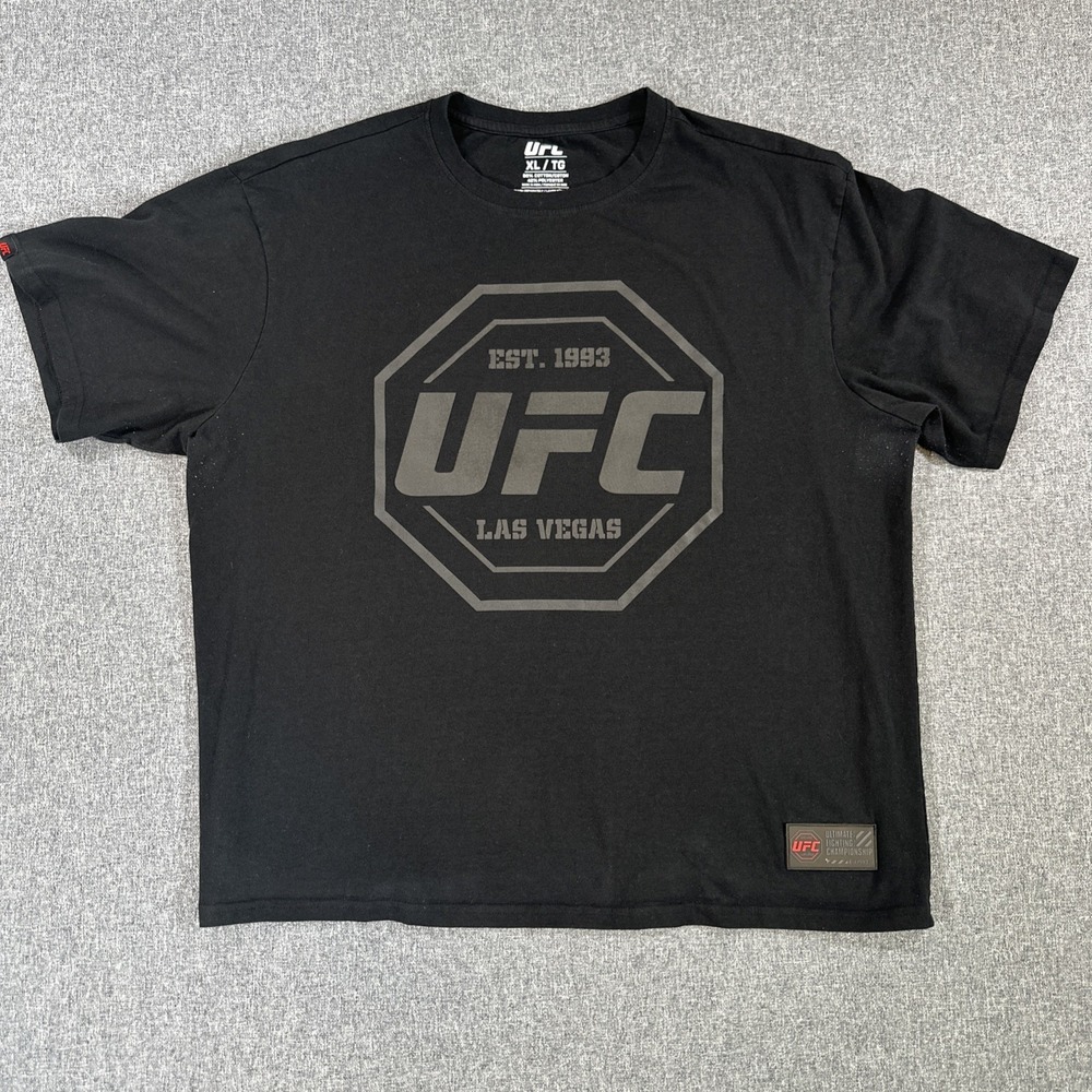 UFC Las Vegas Graphic T-Shirt Black Men's XL Short Sleeve Est. 1993 Tee‎